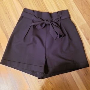 ASOS High Waisted Black Shorts